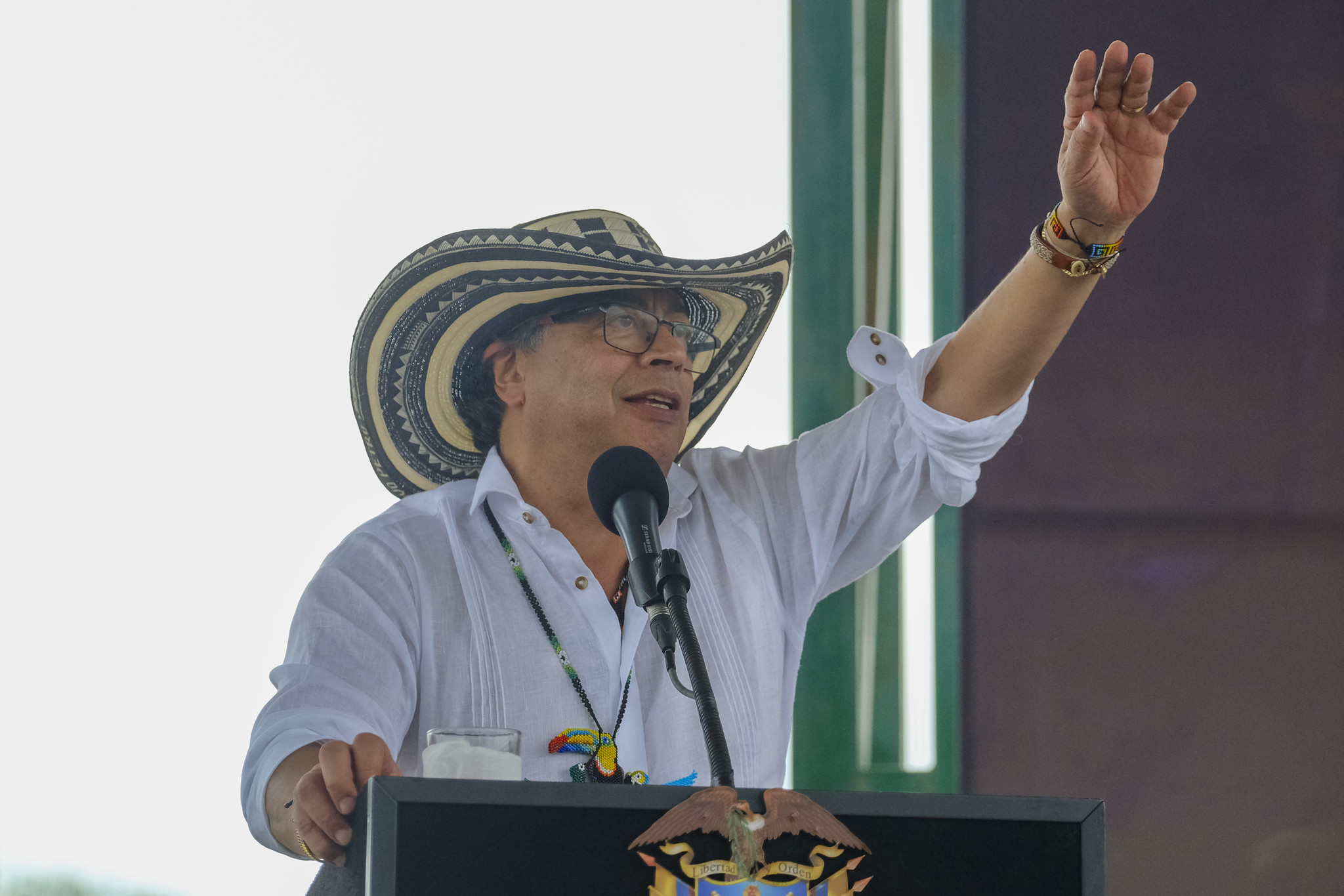 Petro califica a Iván Mordisco como "traqueto vestido de revolucionario". Foto: Presidencia de la República. ONU