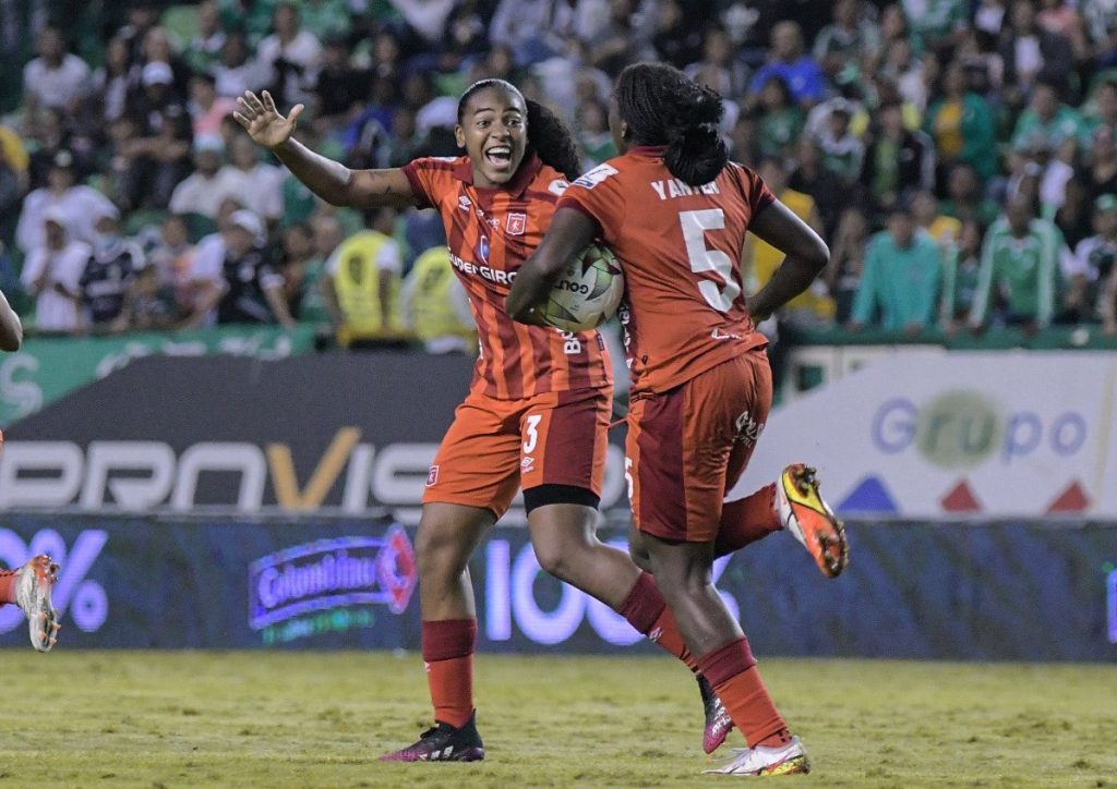 América de Cali, finalista de la liga femenina. 