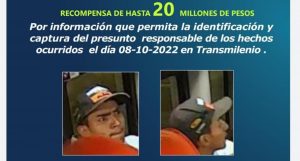 Cartel del presunto responsable del asesinato de joven Juan Esteban Álzate