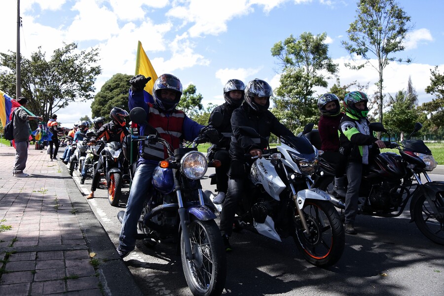 Restricción del parrillero en Bogotá