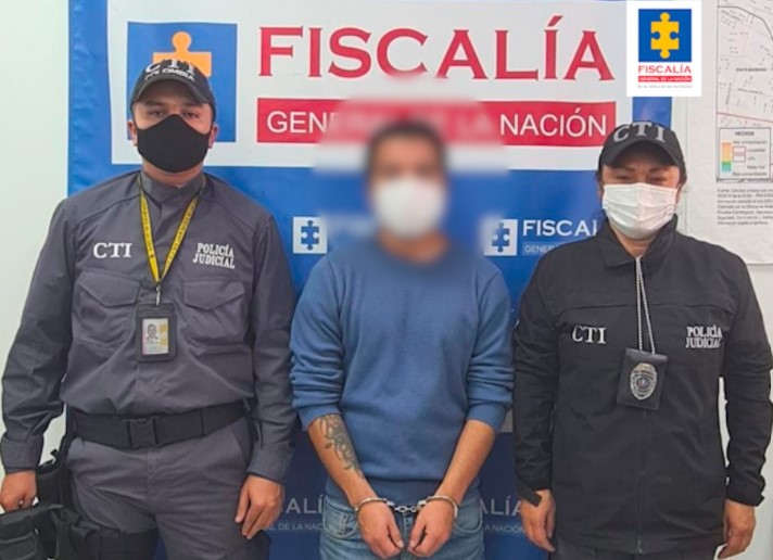 Capturado agresor destornillador Foto FIscalía