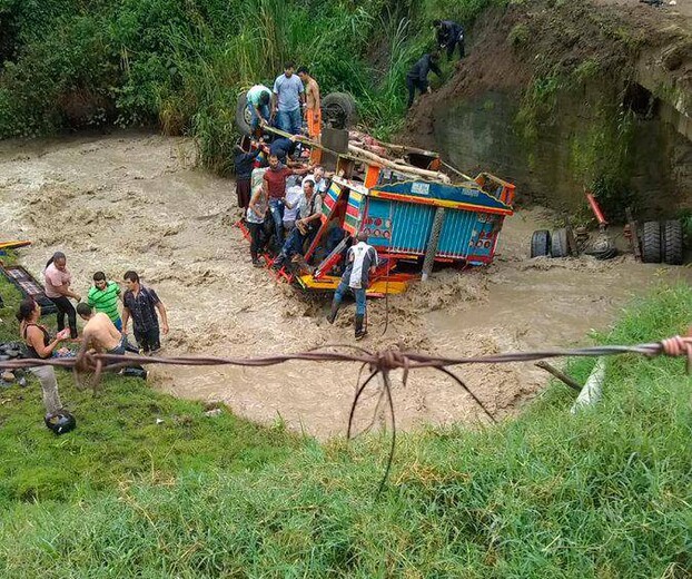 Chiva en Salgar Antioquia Foto Colprensa