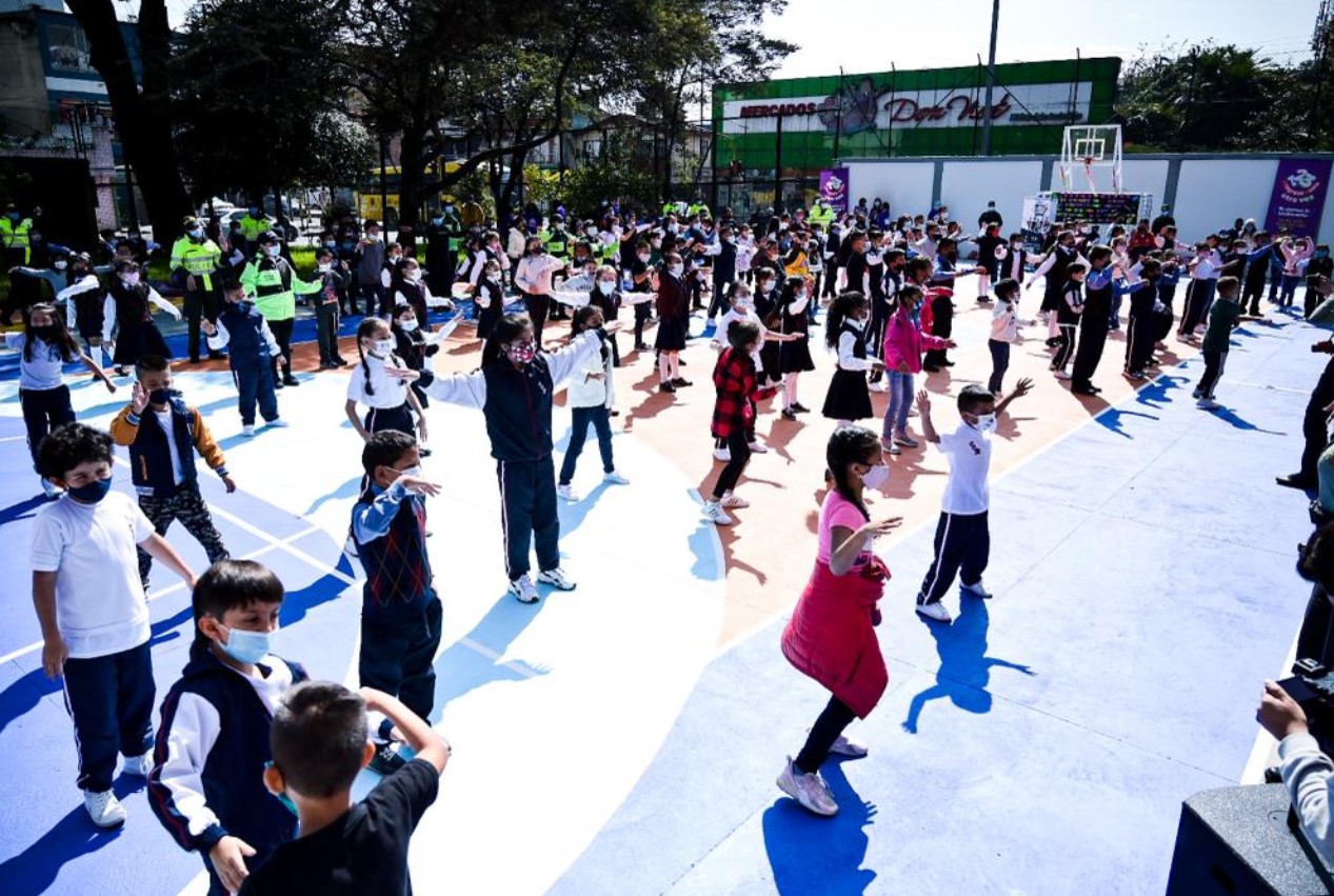 Colegios de Bogotá regresaron a las clases presenciales. Foto Secretaría de Educación.