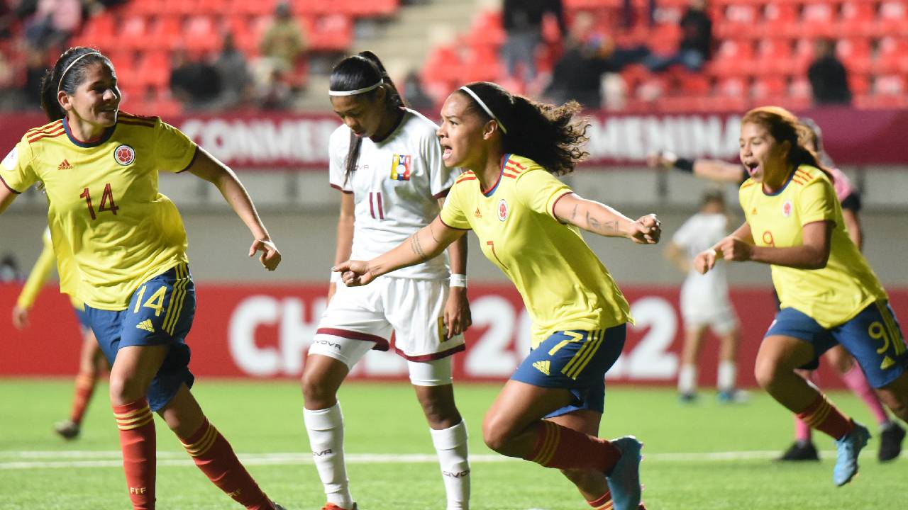 Colombia le ganó a Venezuela en el Sudamericano Sub-20