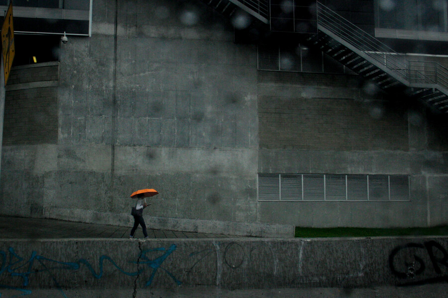 Granizo y lluvias en Bogotá foto Colprensa