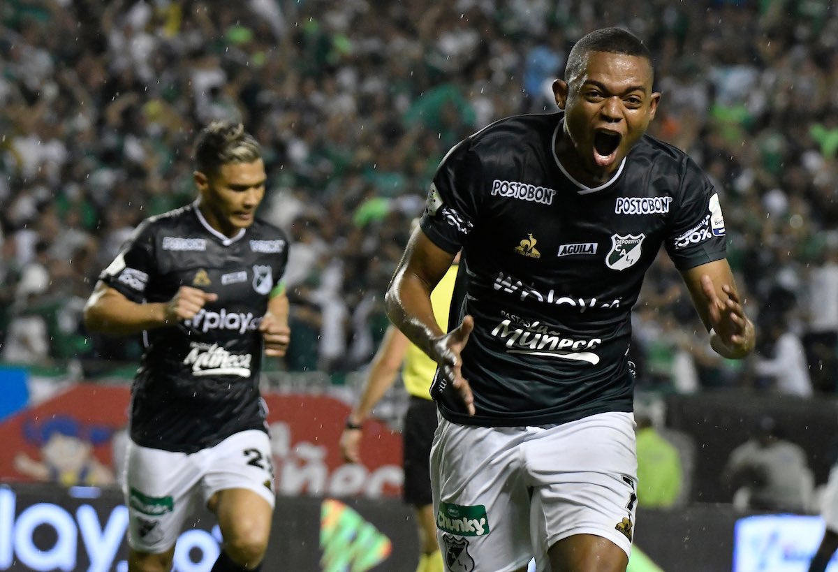 Harold Preciado, delantero del Deportivo Cali. Foto: Dimayor.