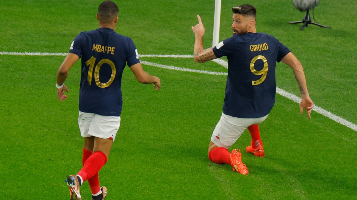 Kylian Mbappé Olivier Giroud Francia Qatar 2022