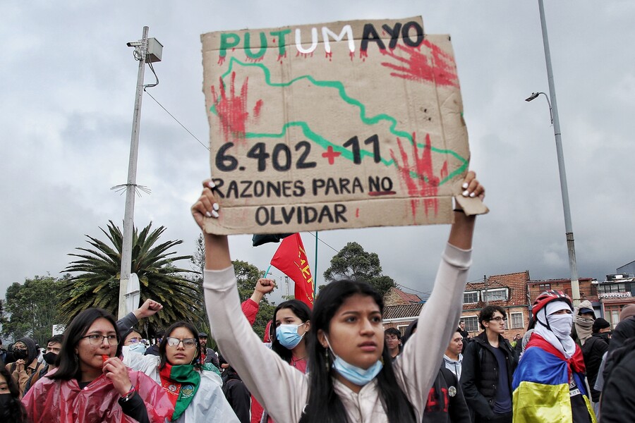 Manifestaciones 28 de abril foto Colprensa