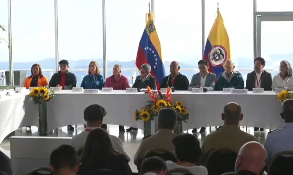 Mesa de negociación con el ELN en Venezuela