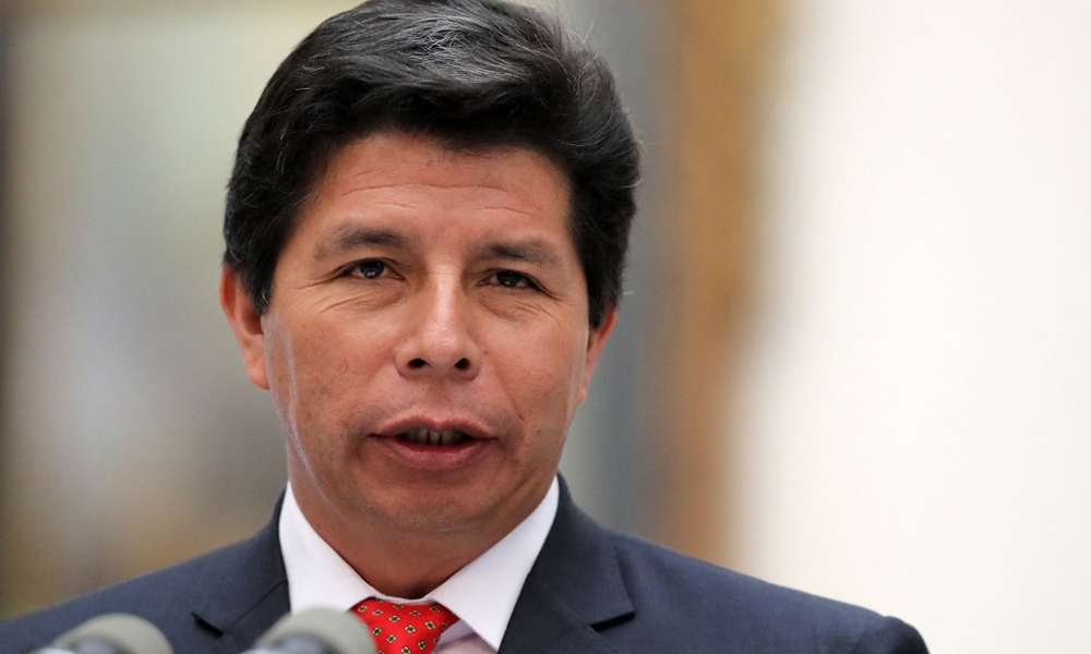 Pedro Castillo, presidente de Perú