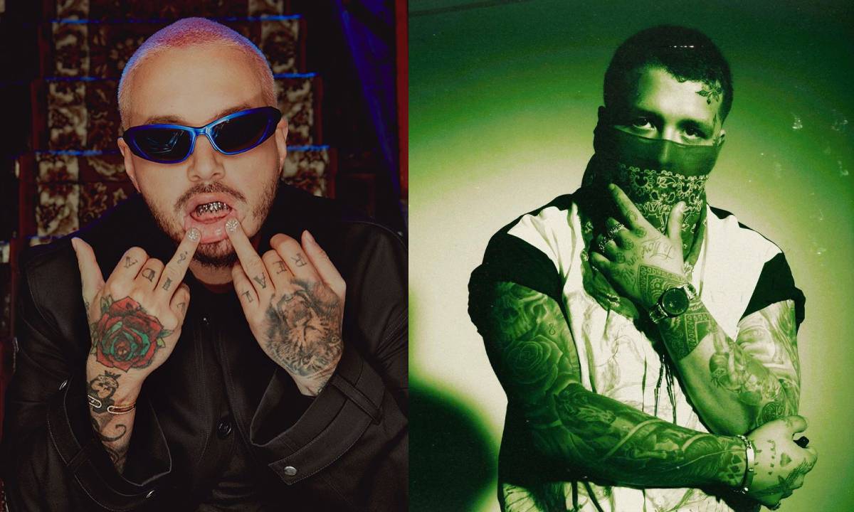 Pelea entre Nodal y Balvin