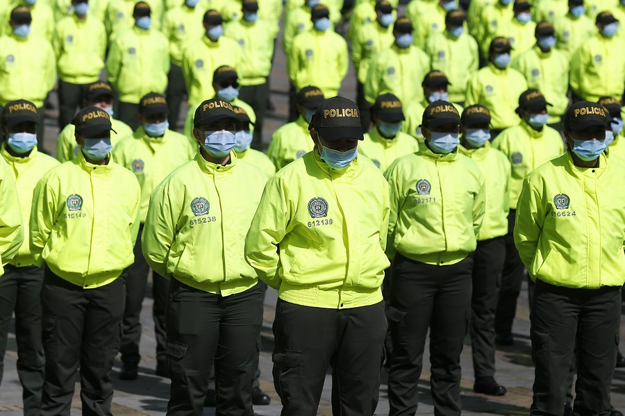 policia bogotá refuerzo