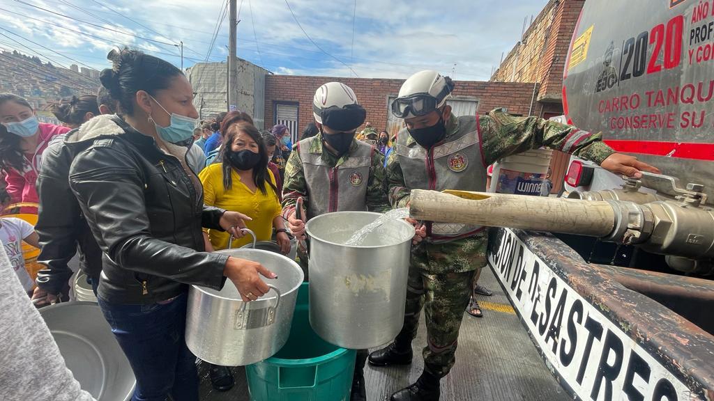 Empieza a llegar el agua a Usme