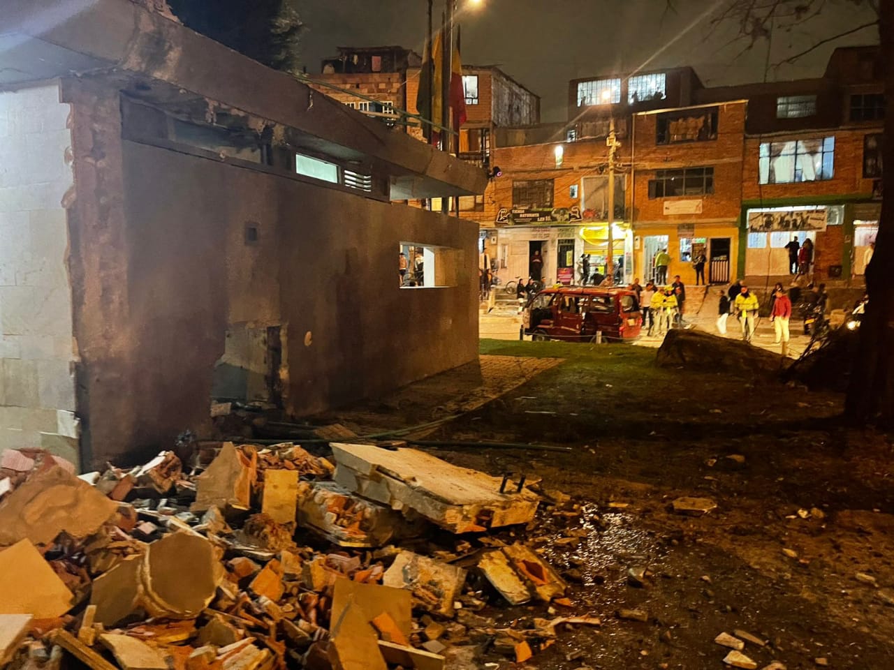 Alerta por explosión en un CAI en Ciudad Bolívar, Bogotá