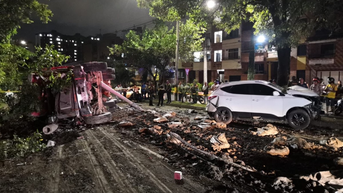 Accidente de tránsito en Medellín