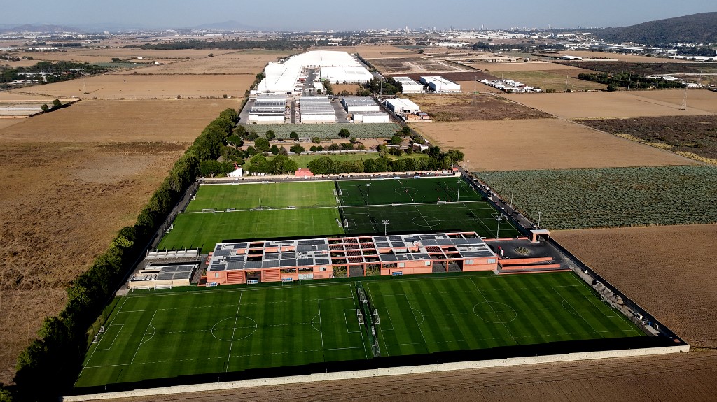 Instalacciones de la Academia Atlas FC.