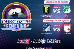 Liga femenina por Señal Colombia. / Foto: RTVC.