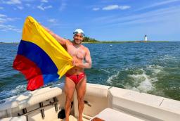 Nadador colombiano hace historia. / Foto: Cortesía.