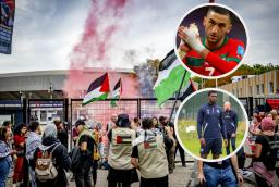 Atletas por la paz. / Fotos: AFP. 