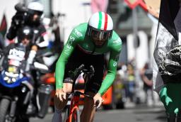 Filippo Ganna se quedó con la crono individual de La Vuelta 2025