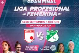Final de la Liga Femenina. / Foto: RTVC.