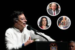 Presidente denuncia presunto complot. / Fotos: Presidencia y AFP.