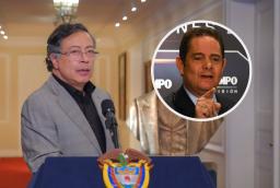 Presidente Petro y Germán Vargas Lleras. / Fotos: Presidencia y AFP.