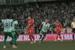 Atlético Nacional vs. América. / Foto: X Atlético Oficial.