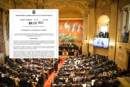 Decreto reduce primas a congresistas. / Foto: Presidencia y AFP.