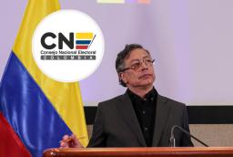 Petro sobre decisión del CNE. / Fotos: Presidencia y Cne.