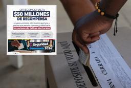 Recompensa por compra de votos. / Foto: X MinDefensa y AFP.