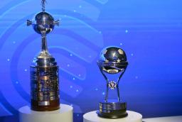 Sorteo de la Libertadores y Sudamericana. / Foto: AFP.