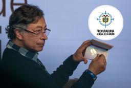 Petro sobre demanda de la Procuraduría. / Fotos: Presidencia y Procuraduría.
