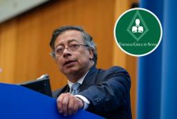 Petro sobre Thomas Greg & Sons. / Fotos: Presidencia y Thomas Greg & Sons.