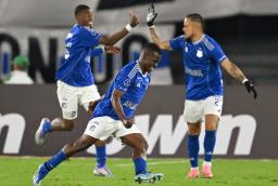 Victoria de Millonarios en la Copa Sudamericana. / Foto: AFP.