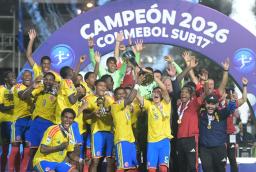 Colombia sub 17. / Foto: AFP.