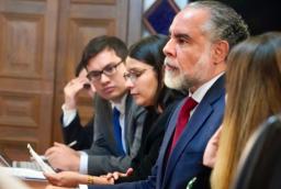 Seguridad para candidatos presidenciales. / Foto: Ministerio del Interior.