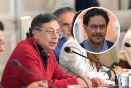 Petro sobre planes contra Iván Cepeda. / Fotos: Presidencia y AFP.