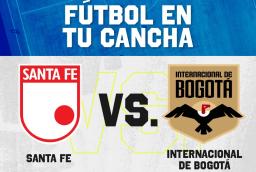 Santa Fe vs. Inter de Bogotá. 
