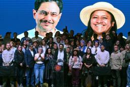 Oposición del pacto histórico. / Foto: AFP.