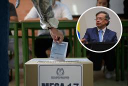 Petro sobre la clase media bogotana. / Fotos: AFP y Presidencia.
