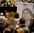 Honras fúnebres a Miguel Uribe Turbay.