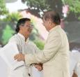 Presidente Petro con el presidente de la Corte Suprema de Justicia.