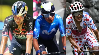 Ciclistas favoritos a ganar la Vuelta a España. / Fotos: AFP.
