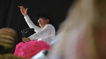 Según el presidente Petro, de 300 mil hectáreas que tenía la colonia, solo quedan 4 mil. / Foto: Presidencia de la República.