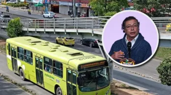 Presidente Petro propone tranvía para Bucaramanga. / Fotos: Radio Nacional y Presidencia de la República.