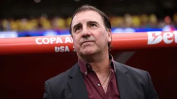 Néstor Lorenzo ya se había reunido con directivos de la Federación Colombiana de Fútbol. / Foto: Señal Deportes.