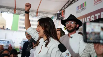 "Bravo! Rocio Bernal, y gracias pueblo de Duitama, por anunciar la victoria del Pacto Histórico": Presidente Petro