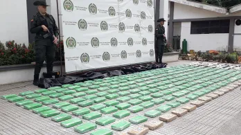 Policía Nacional Incauta media tonelada de cocaína del Clan del Golfo en Santa Marta