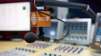 Inquebrantables en Radio Nacional. / Foto: RTVC.